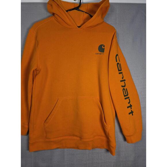 Carhartt Other - Carhartt Classic Long Sleeve  Pullover Hoodie Youth Orange Size Large 14-16